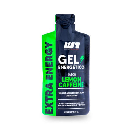 Gel Energético Limón+Cafeína Caja 24 unidades