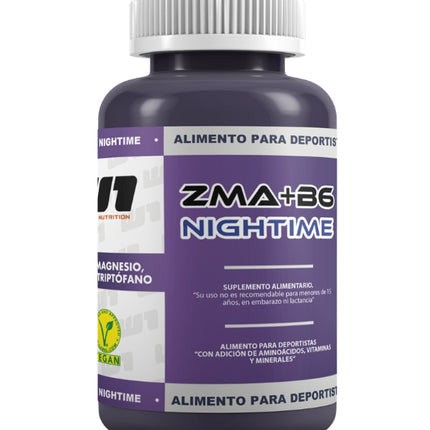 ZMA, Nightime, Zinc Magnesio, Vit B6,  60 Cápsulas