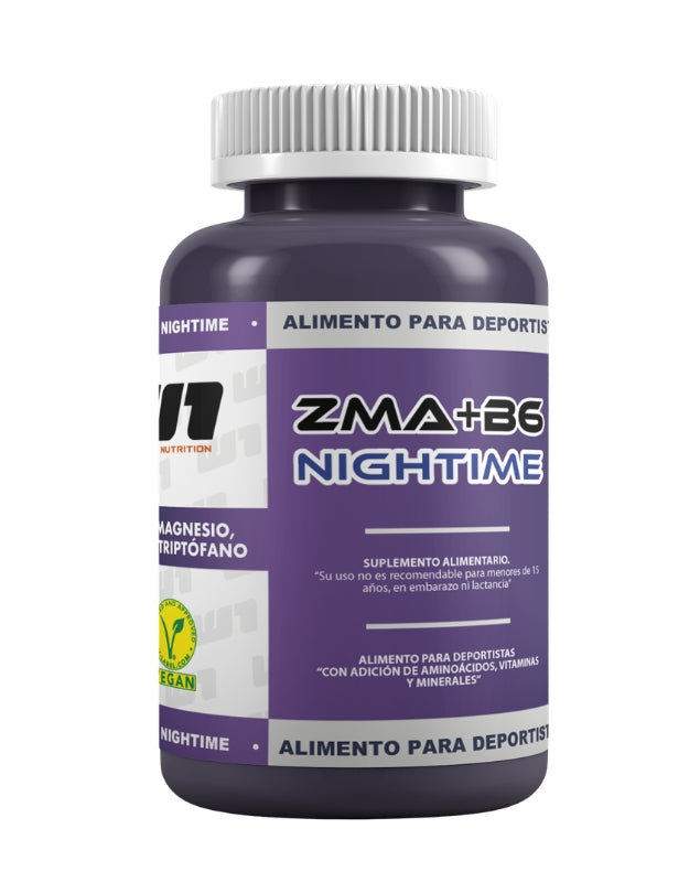 ZMA, Nightime, Zinc Magnesio, Vit B6,  60 Cápsulas
