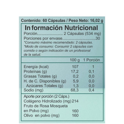 Regenera, colágeno, 60 caps