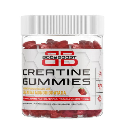 Creatina Monohidratada, Frutilla, 330 gr, 150 Gummies