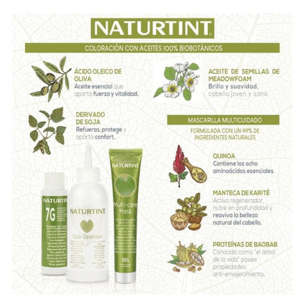 Tintura Natural, 4G, Castaño Dorado