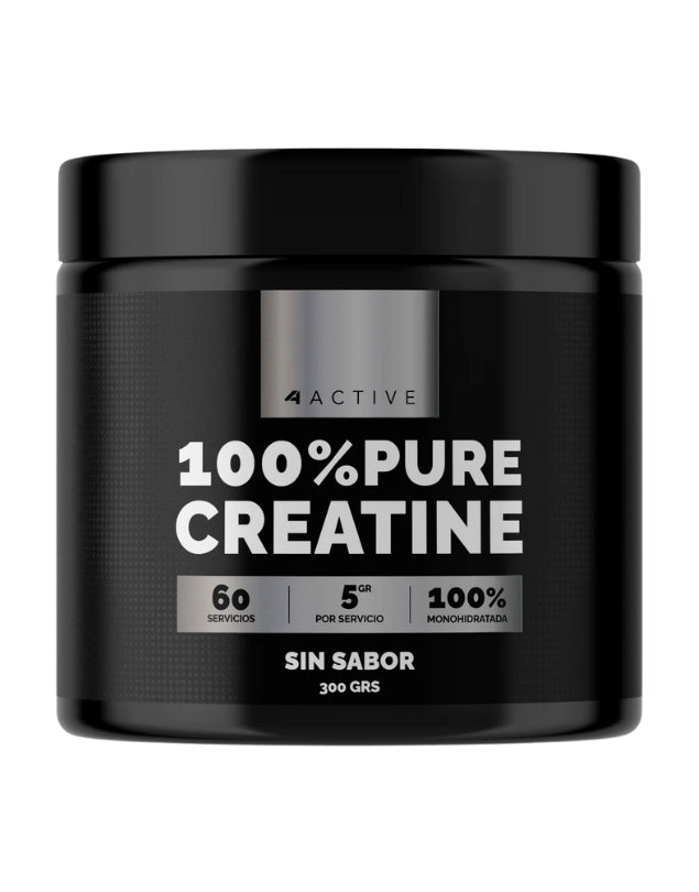 Creatina Monohidratada, Sin Sabor, 300grs