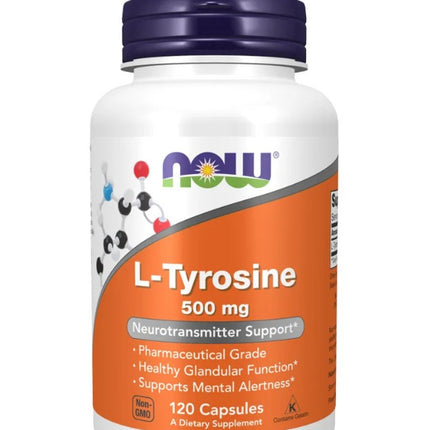 L-Tyrosine, L- Tirosina, 500 mg, 120 caps
