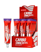 CarboSnack, Tubo Gel Energético, Blueberry, 12 unid