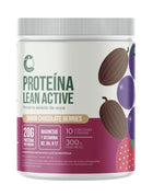 Proteína Vegetal, Lean Active, Sabor Chocolate Berries, 300gr