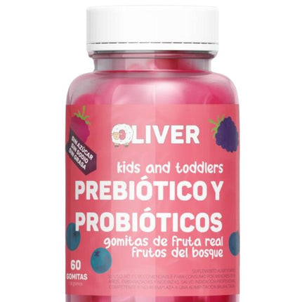 Gomitas de Probióticos y Prebióticos, 60 gomitas