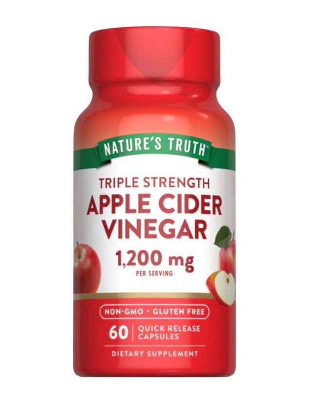 Vinagre de Manzana, 1200 Mg, 60 caps