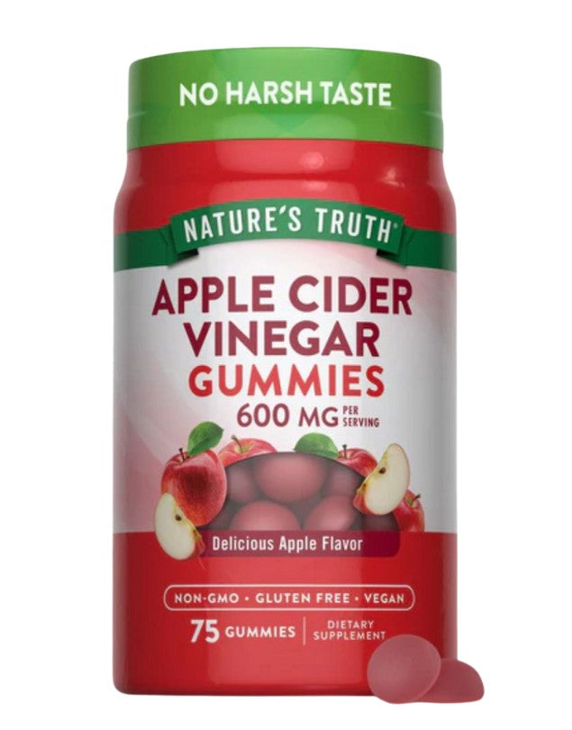 Vinagre de Manzana, 600 Mg, 75 gomitas