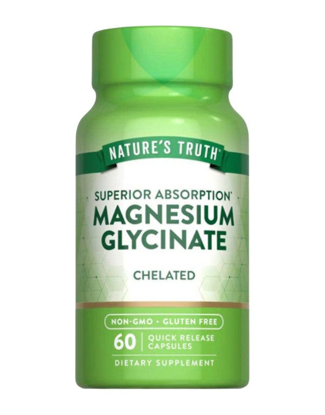 Magnesium Glycinate, Magnesio Glicinato, 60 caps