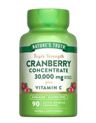 Cranberry Concentrado 30000 mg + Vitamina C. 90 caps