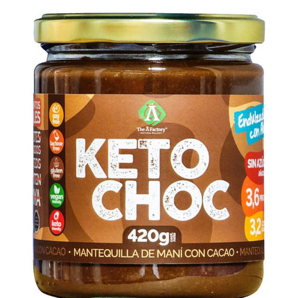 Mantequilla Maní Keto Choc, 420g