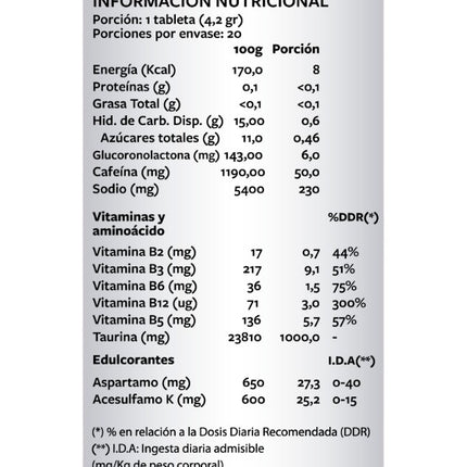 Xtreme Boost Energy, Guarana, 20 tab