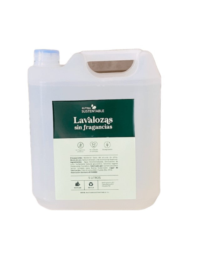 Lavalozas, Sin Fragancias, 5L