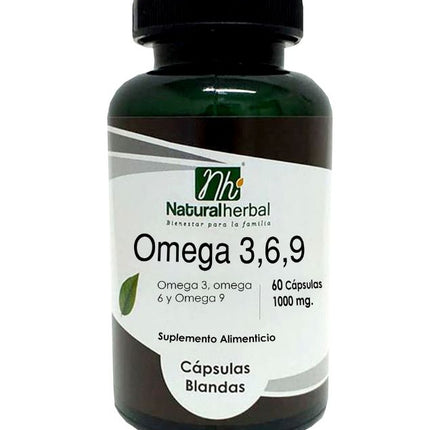 Omega 3, 6, 9, 60 caps.