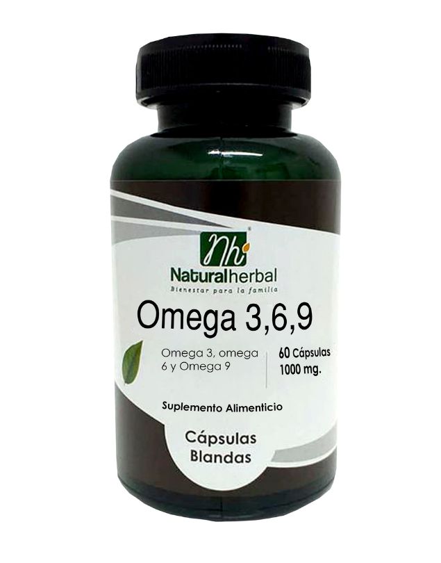Omega 3, 6, 9, 60 caps.