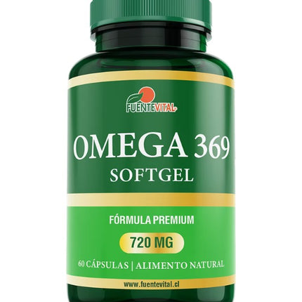 Omega 3, 6, 9, 720 mg, 60 caps.