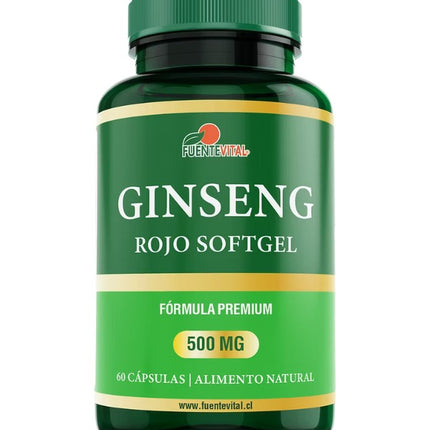 Ginseng Rojo Coreano, 720 mg, 60 softgel