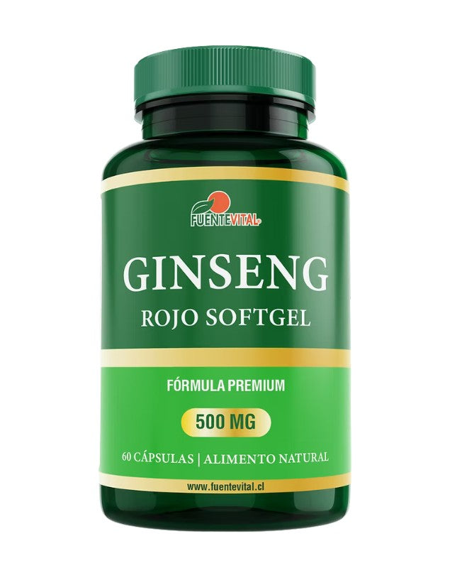 Ginseng Rojo Coreano, 720 mg, 60 softgel