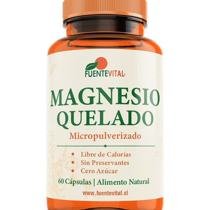 Magnesio Quelado, 700mg, 60caps