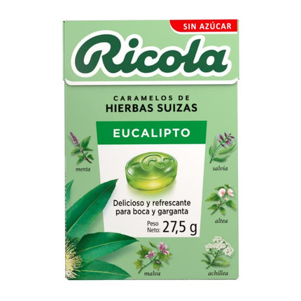 Pack 20 Caramelos Eucaliptus, Sin Azúcar, 27,5 g.