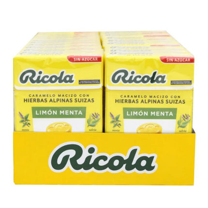 Pack 20 Caramelos Limon Menta, Sin Azúcar, 27,5 g.