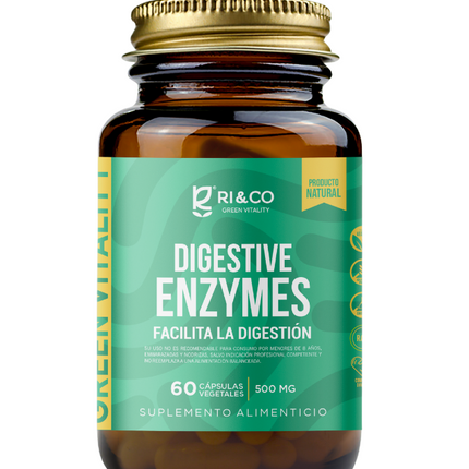 Enzimas Digestivas, 500mg, 60 caps