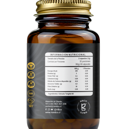 Tongkat Ali, 500mg, 60 caps