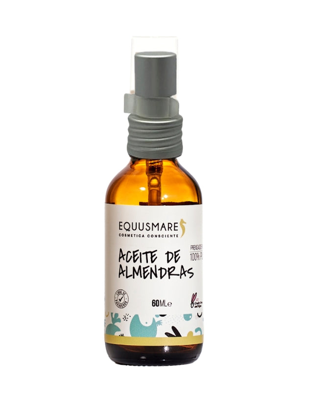 Aceite De Almendra, 100% Puro, Prensado En Frío, 60 ml