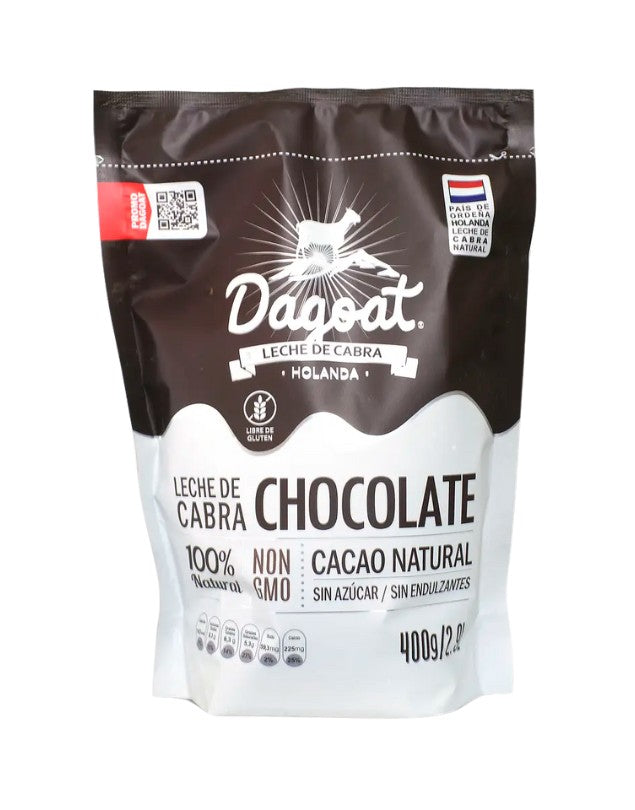 Leche de Cabra en Polvo, Cacao Natural, 400 g