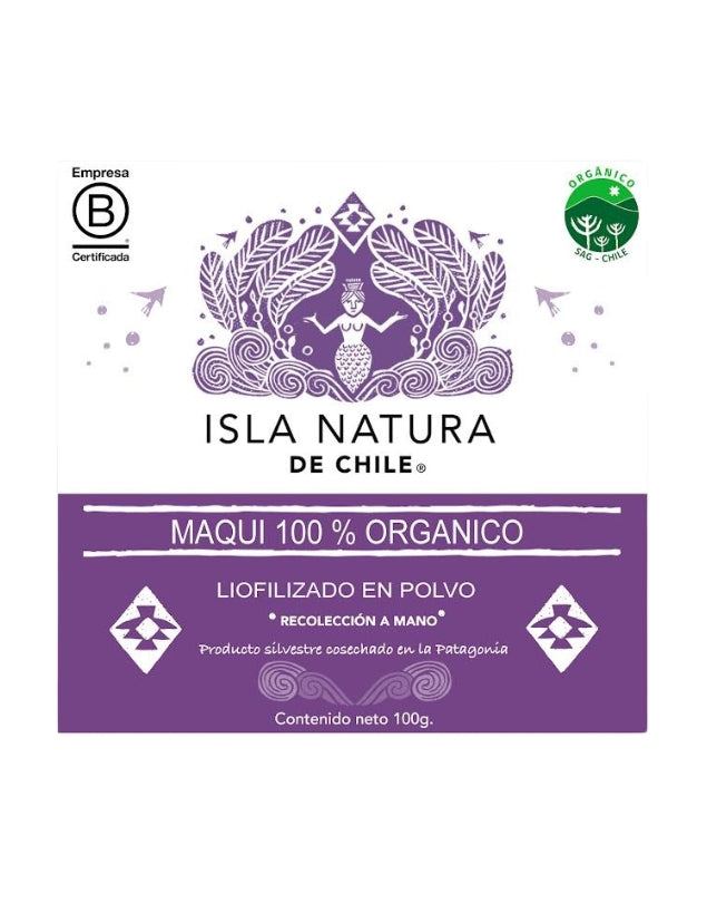 Maqui Polvo, Premium, Recarga Ecologica, 100 g.