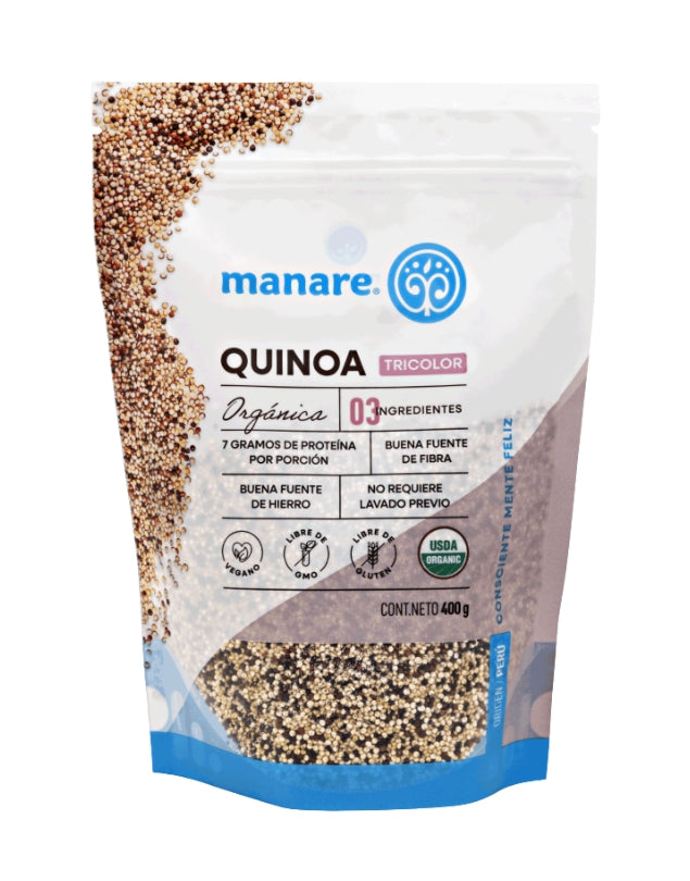 Quinoa Tricolor Organica, 400g
