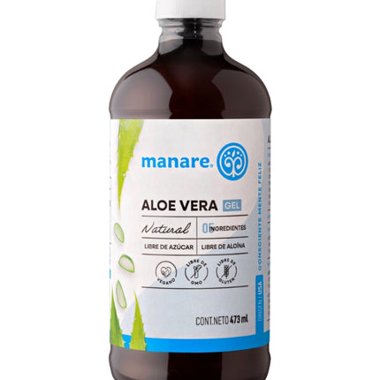 Aloe Vera Gel Natural, 473 ml.