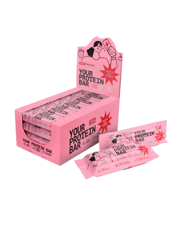 Pack 16 Barras, Vegana, Frutos Del Bosque, 60g