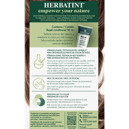 Tintura Permanente Natural, Rubio Oscuro Dorado, 6D. 170 ml