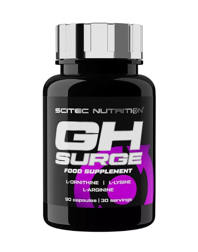 GH-Surge, Arginina, Ornitina y Lisina, 90 caps.