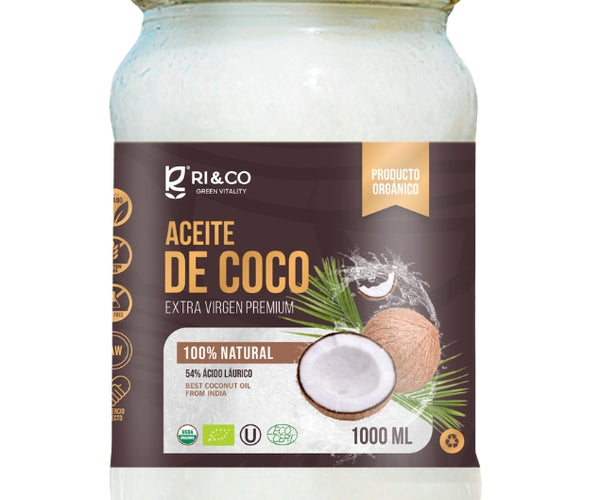 Aceite de Coco Orgánico, 1000 ml