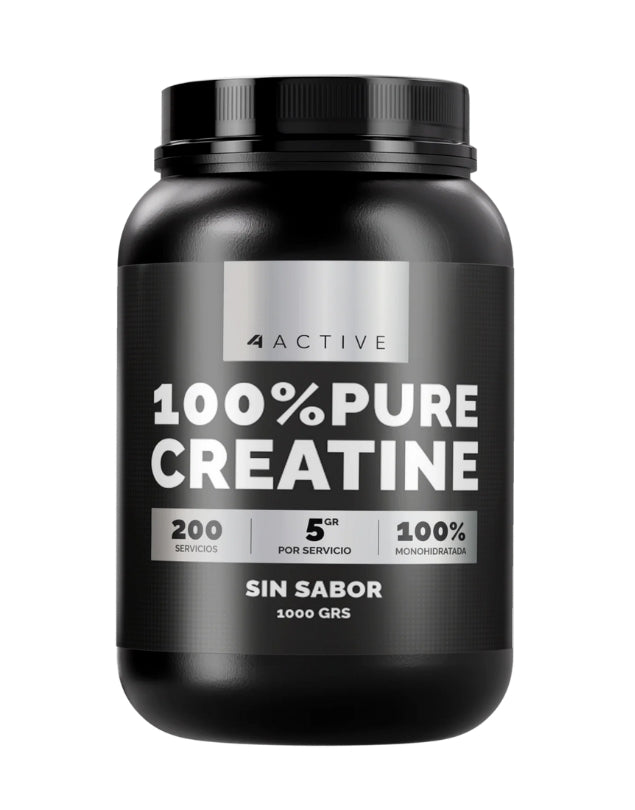 Creatina Monohidratada, Sin Sabor, 1000grs