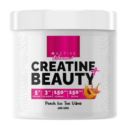 Creatina + Beauty Women, Peach Ice Tea Vibes, 286grs