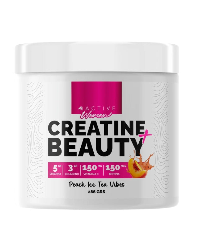 Creatina + Beauty Women, Peach Ice Tea Vibes, 286grs