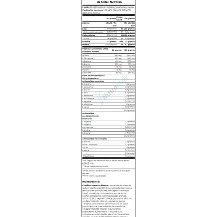 100% Whey Protein Professional, Frutilla Chocolate Blanco 2.350g