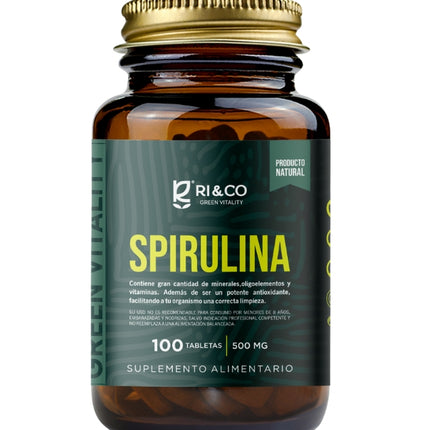 Spirulina, 500mg, 100tab