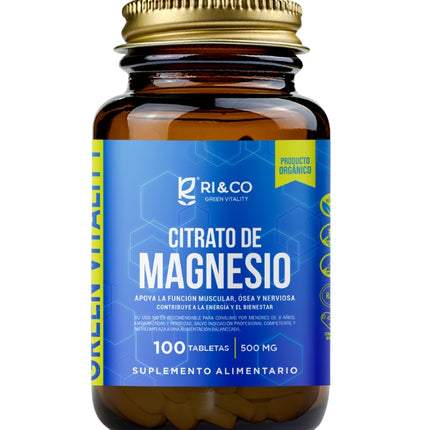 Citrato de Magnesio, 500mg, 100tab