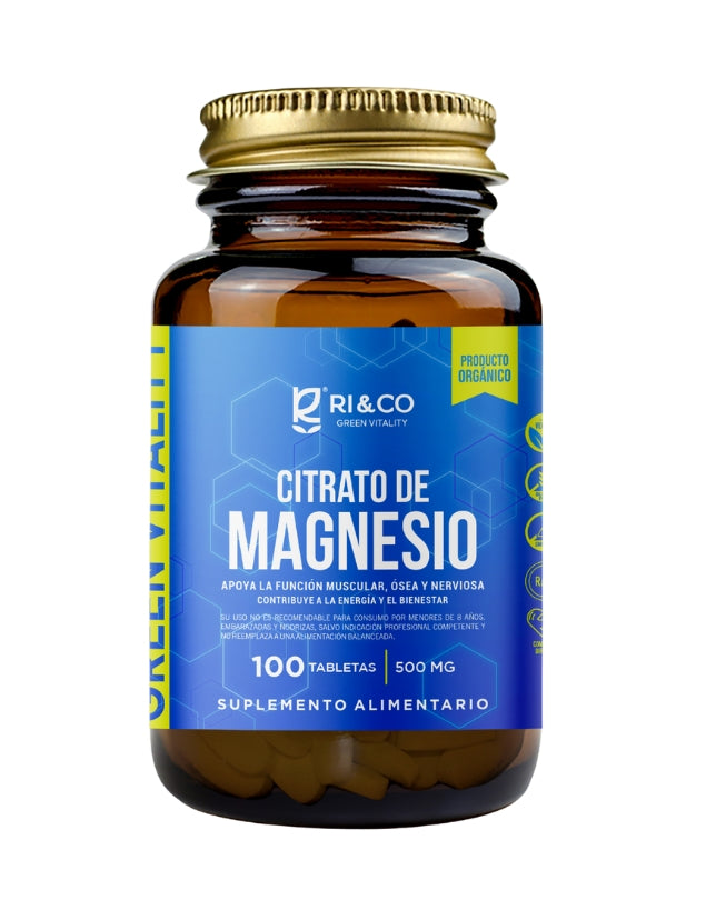 Citrato de Magnesio, 500mg, 100tab