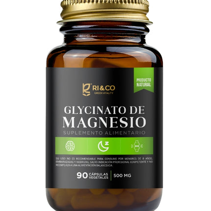 Glycinato de Magnesio, 500mg, 90caps