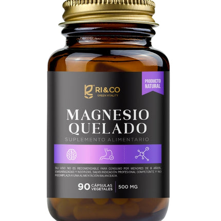 Magnesio Quelado, 500mg, 90caps