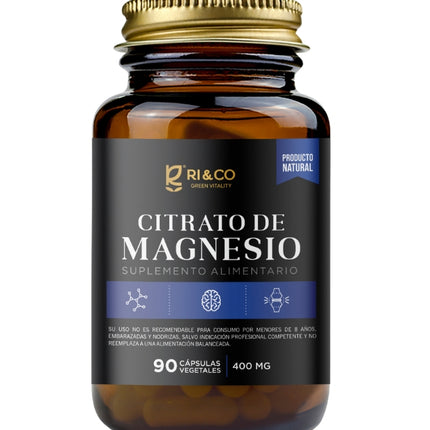 Citrato de Magnesio, 400mg, 90caps