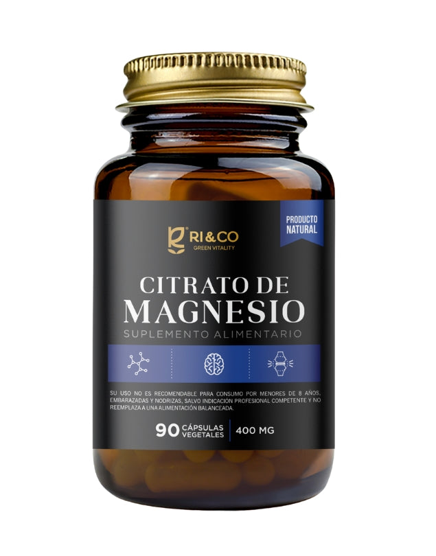 Citrato de Magnesio, 400mg, 90caps