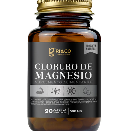 Cloruro de Magnesio, 500mg, 90caps