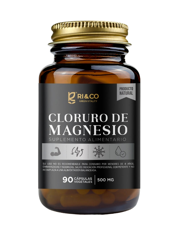 Cloruro de Magnesio, 500mg, 90caps